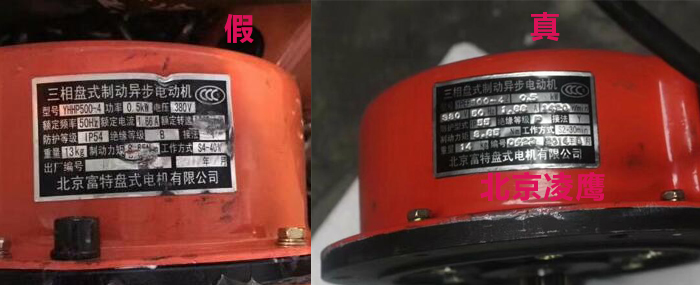 福特真假电机对比